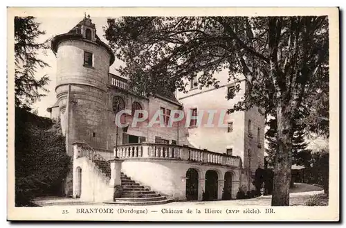 Cartes postales Brantome Chateau de la Hierce
