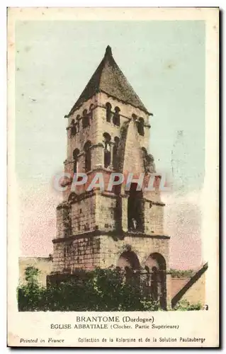 Ansichtskarte AK Brantome Eglise abbatiale