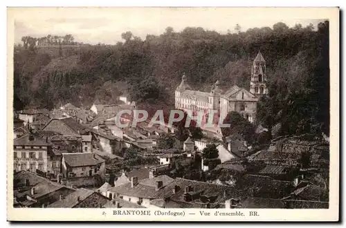 Cartes postales Brantome Vue d'ensemble