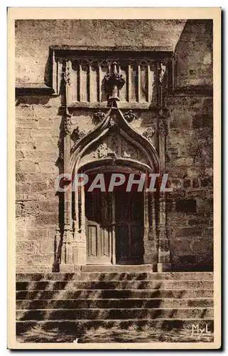 Cartes postales Excideuil Porte de l'eglise Style Anne de Bretagne