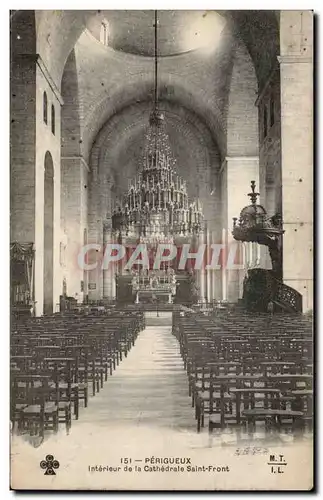 Cartes postales Perigueux Interieur de la cathedrale Saint Front