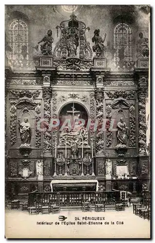 Ansichtskarte AK Perigueux Interieur de l&#39eglise Saint Etienne de la Cite