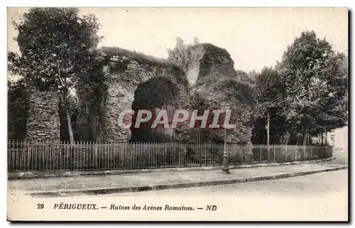 Cartes postales Perigueux Ruines des arenes romaines