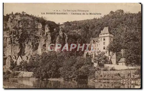 Cartes postales La Roque Gageac Le chateau de la Malartrie