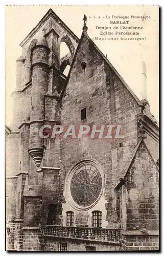 Ansichtskarte AK Sarlat Donjon de l&#39ancienne Eglise paroissiale