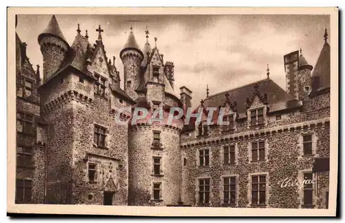 Cartes postales Dordogne Chateau de Lambertie Cour interieure