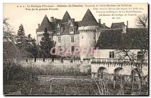 Ansichtskarte AK Dordogne Chateau de Fenelon Commune de Saint Mondane