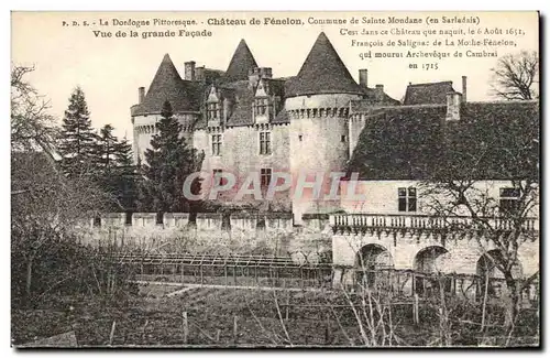 Cartes postales Dordogne Chateau de Fenelon Commune de Saint Mondane