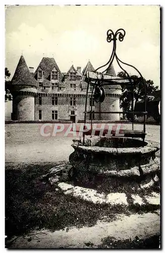 Ansichtskarte AK Dordogne Monbazillac Le vieux puits du 13eme et le chateau