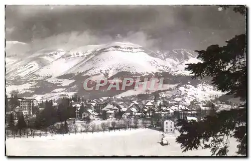 Cartes postales moderne Villard de Lans Vue generale Le Cornafion et la piste des Cochettes