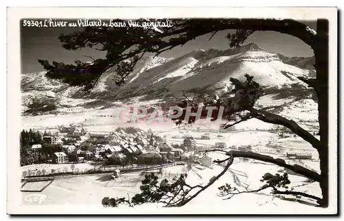 Cartes postales Dauphine Villard de Lans L&#39hiver Vue generale