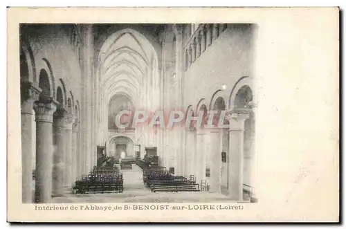 Cartes postales Interieur de l&#39abbaye de Saint Benoit sur Loire