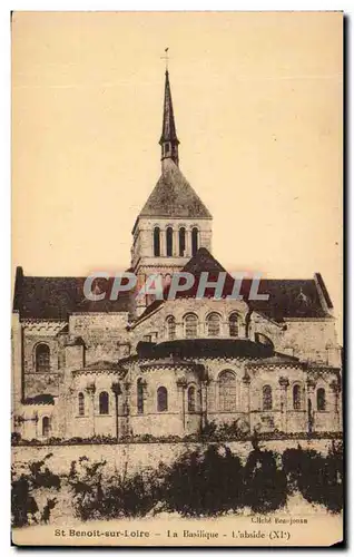 Cartes postales Saint Benoit sur Loire La basilique L&#39abside