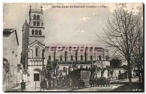 Cartes postales Notre Dame de Buglose L'eglise enfants