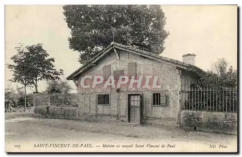 Cartes postales Saint Vincent de Paul Maison ou naquit Saint Vincent de Paul