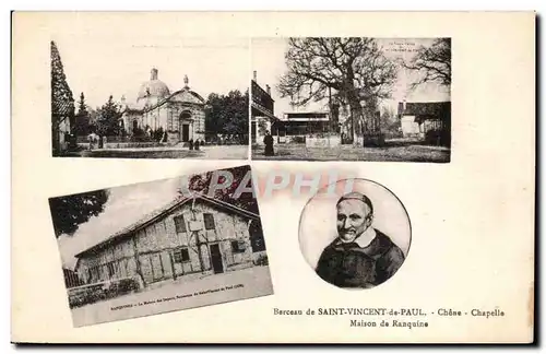 Cartes postales Berceau de St Vincent Chene Chapelle Maison de Ranquine