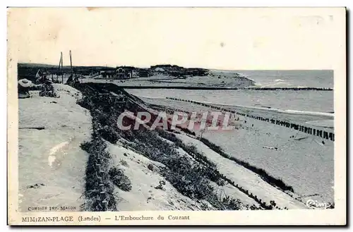 Cartes postales moderne Mimizan plage L'embouchure du courant