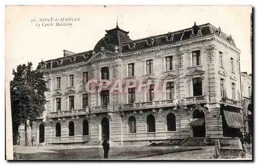 Cartes postales Mont de Marsan Cercle militaire