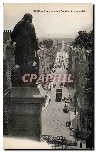 Cartes postales Blois Vue prise de l&#39escalier monumental