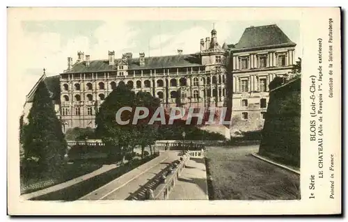 Cartes postales Blois le chateau Aile Francois 1er Facade exterieure