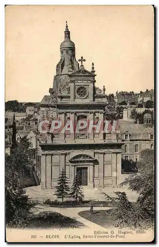 Cartes postales Blois L&#39eglise Saint Vincent de paul