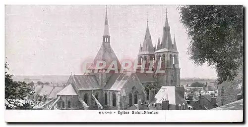 Cartes postales Blois Eglise Saint Nicolas