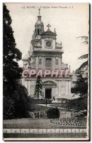 Cartes postales Blois Eglise Saint Vincent