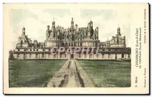 Cartes postales Chambord Le chateau