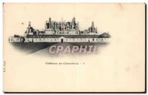 Cartes postales Chambord Le chateau