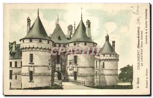 Cartes postales Chaumont sur Loire le chateau