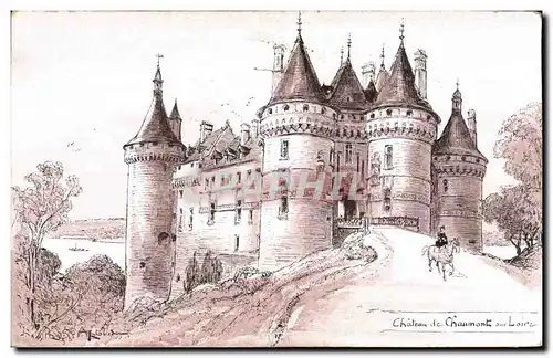 Cartes postales Chaumont sur Loire Le chateau