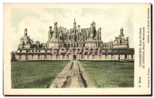 Cartes postales Chambord Le chateau