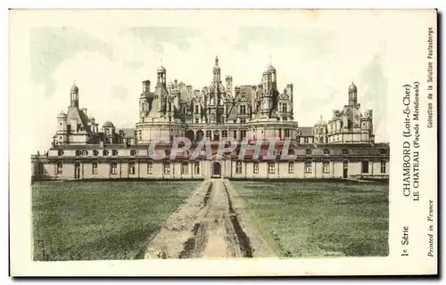 Cartes postales Chambord Le chateau