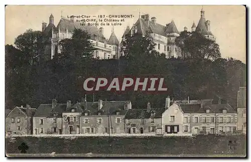 Cartes postales Chaumont sur Loire Le chateau et les bords de la Loire