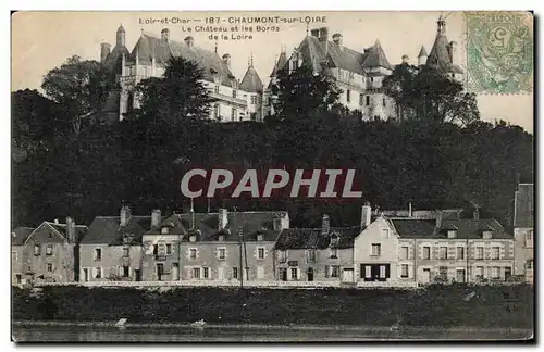 Cartes postales Chaumont sur Loire Le chateau et les bords de la Loire