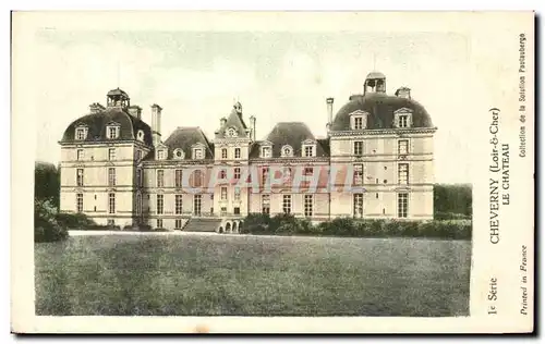 Cartes postales Chateau de Cheverny Le chateau