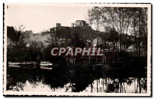 Moderne Karte Montoire sur Loire Le chateau et les bords du Loir