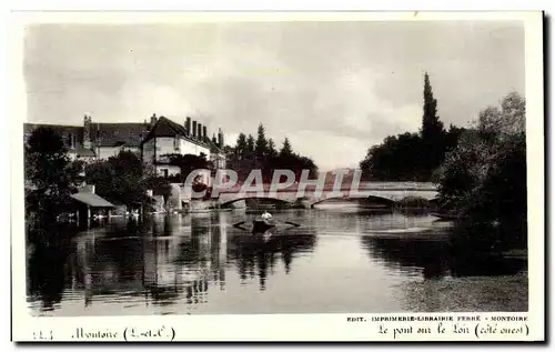 Cartes postales Montoire sur Loire Le chateau Le pont sur le Loir