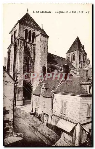 Cartes postales Saint Aignan sur Cher L&#39eglise Cote Est