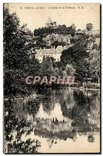 Cartes postales Troo L&#39eglise et le chateau