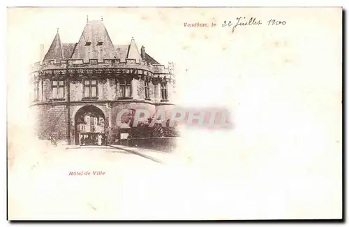 Cartes postales Vendome Hotel de ville