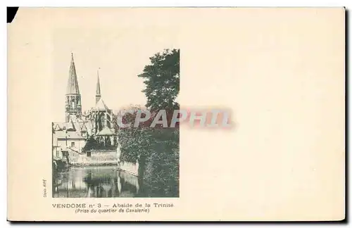 Cartes postales Vendome Abside de l&#39eglise de la trinite (prise du quartier de la cavalerie)