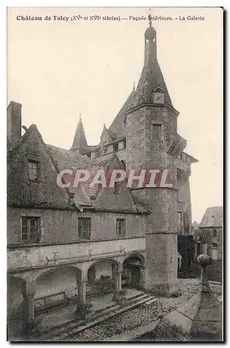 Ansichtskarte AK Environs de Mer Talcy le chateau Facade interieure Le galerie