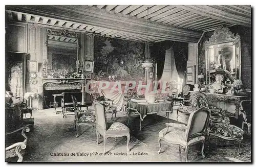 Cartes postales Environs de Mer Talcy le chateau Le salon