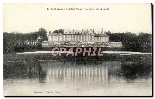 Cartes postales Chateau de Menars sur les bords de la Loire