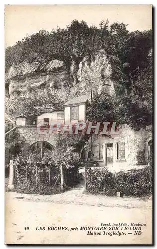 Cartes postales Les Roches pres montoire sur le Loir Maison troglodyte