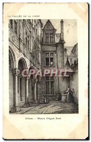 Cartes postales Orleans Maison d&#39Agnes Sorel