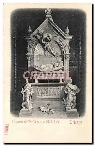 Cartes postales Orleans Monument de Mgr Dupanloup Cathedrale