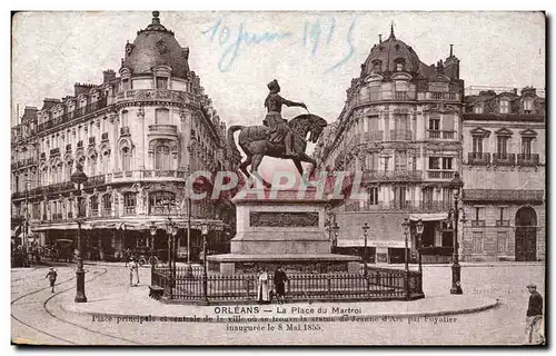 Cartes postales Orleans La place du Martroi