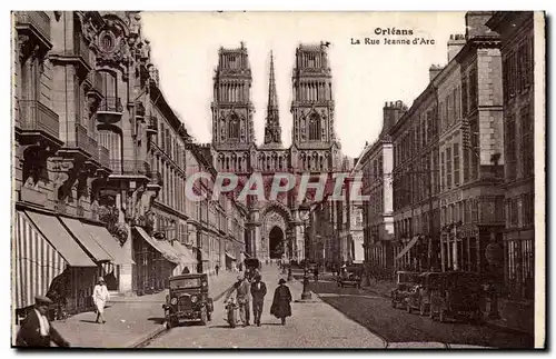 Cartes postales Orleans La rue Jeanne d&#39arc